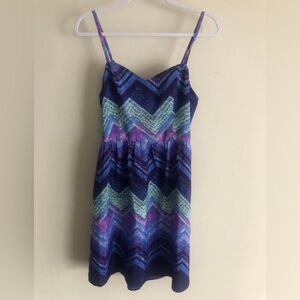 AE American Eagle Women’s Dress Chevron Print NWT